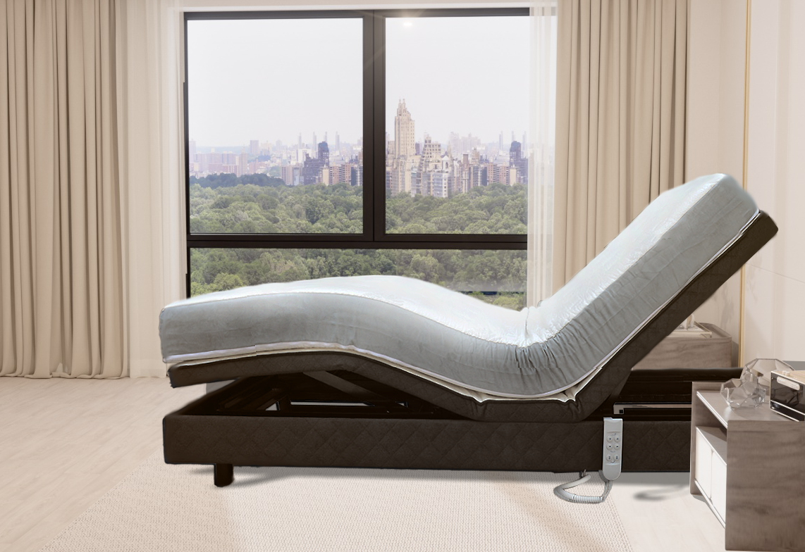 Bed with electronic controls