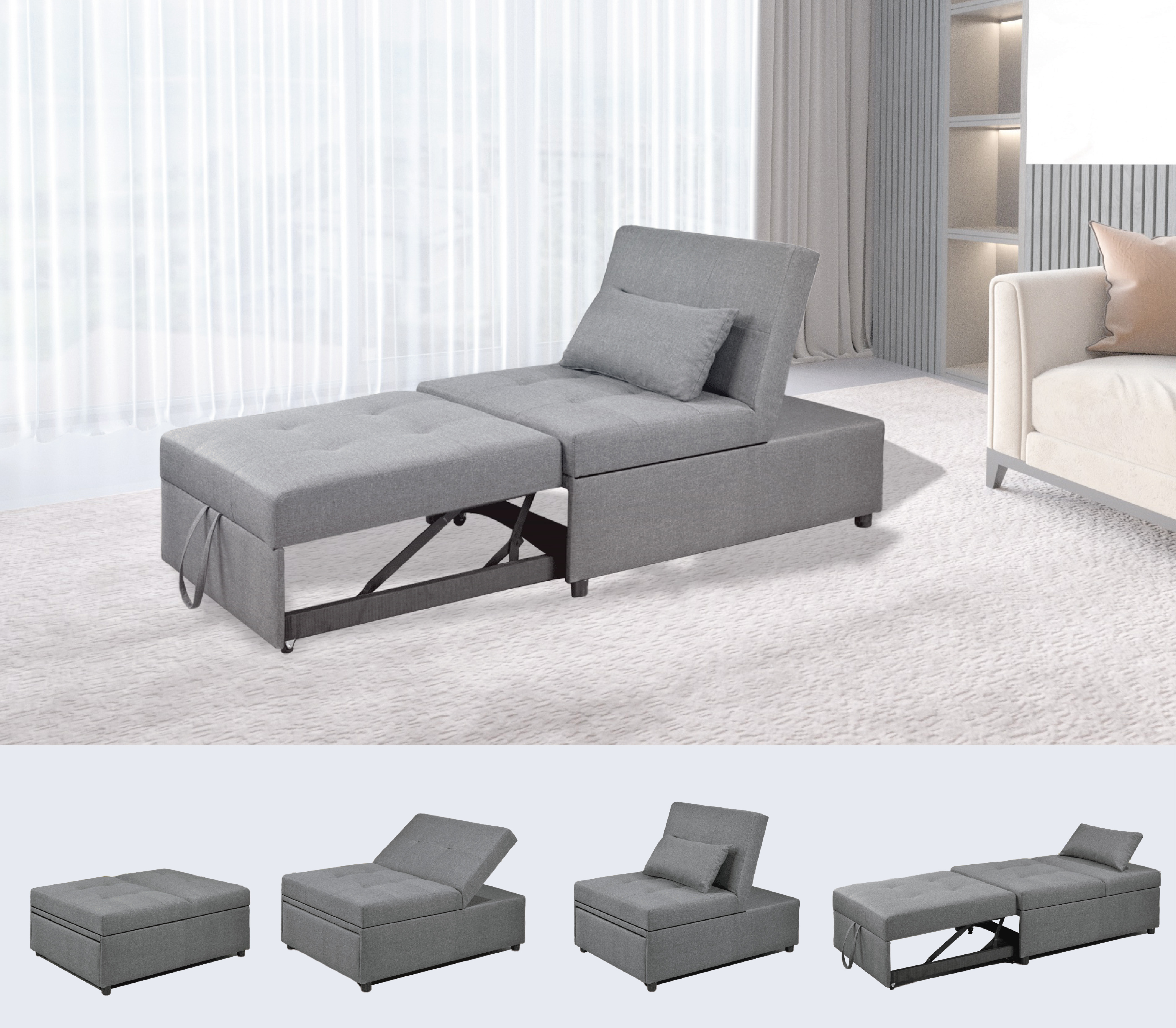 Bed with electronic controls